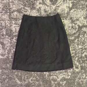 Aritzia Babaton suede mini skirt